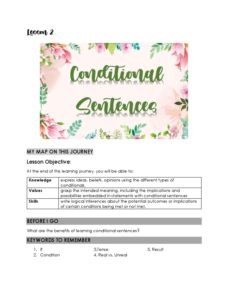Using Conditionals in Arguments: Grade 9 | PDF | Learning | Critical ...