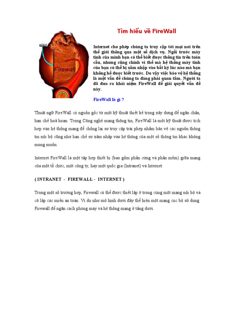 Tim Hieu Ve FireWall | PDF