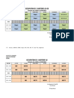 HORAIRES DES COURS Du 14 Août Au 19 Août 2023