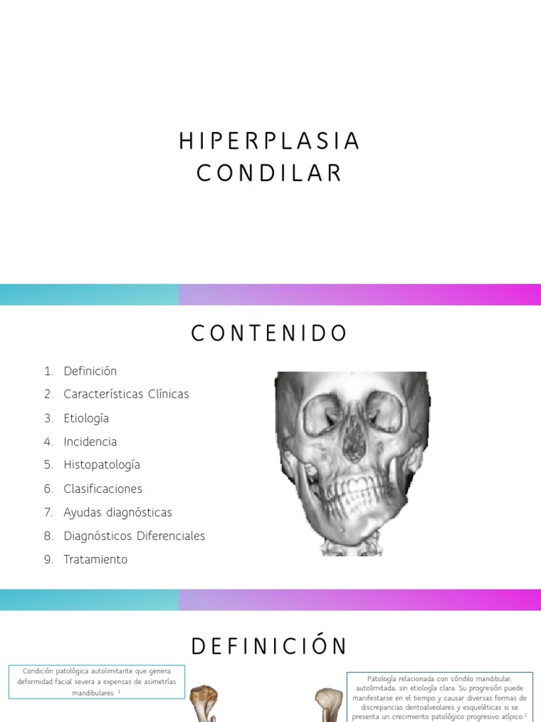 Hiperplasia Condilar: Diagnóstico y Tratamiento | PDF | Especialidades ...