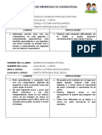 Modelo de Informe de Observación Conductual Auxilares