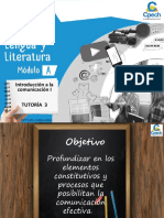 TUTORÍA 3 1A INTRODUCCIÓN A LA COMUNICACIÓN I