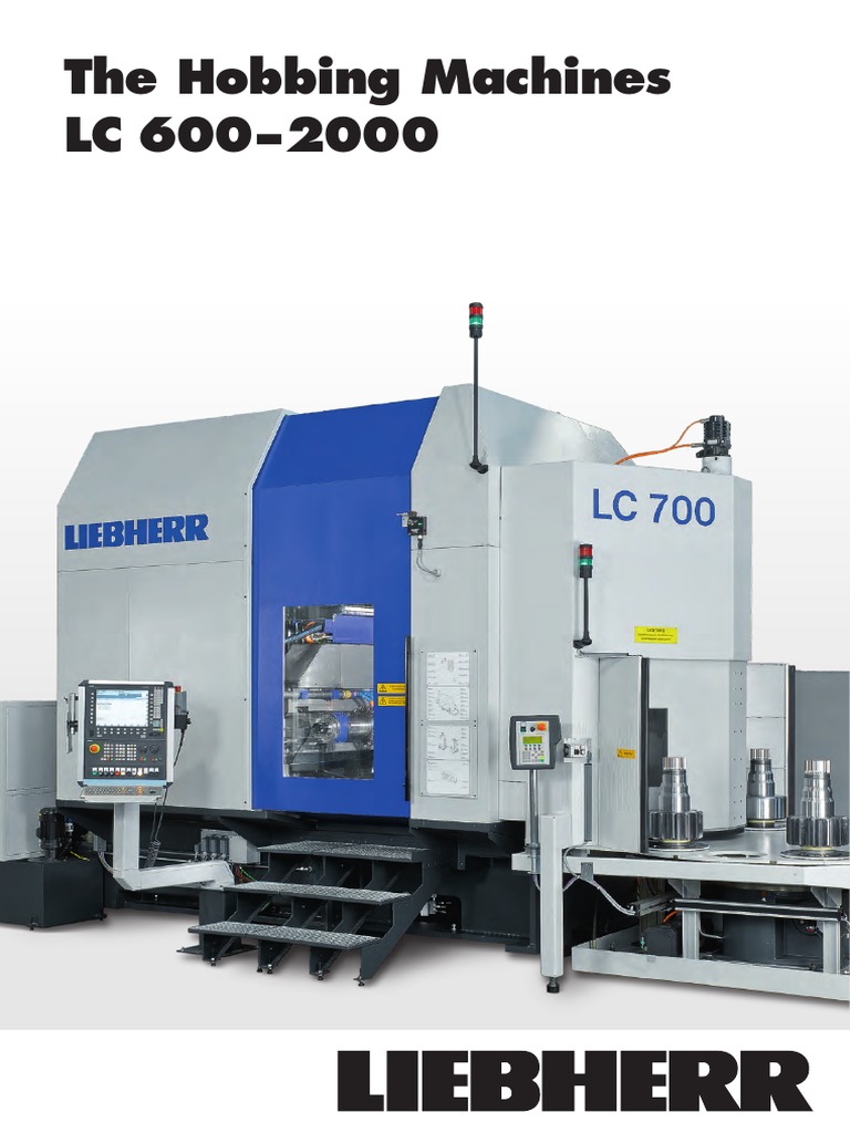 Liebherr Hobbing Machines lc600 2000 PDF
