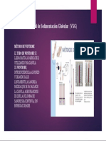 Métodos de La Velocidad de Sedimentación Globular (