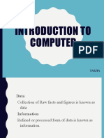 1-Basic Introduction To Computer