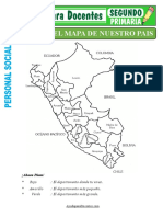 Observa El Mapa Del Peru para Segundo de Primaria