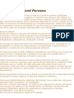 Derecho Laboral Peruano Modificaciones