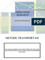 M5 Metode Transportasi