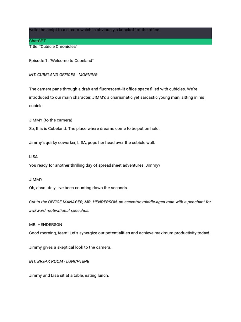 Chat GPT Sample 1 | PDF