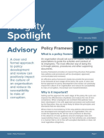 Integrity Spotlight Policy Framework Folder 14.12.22