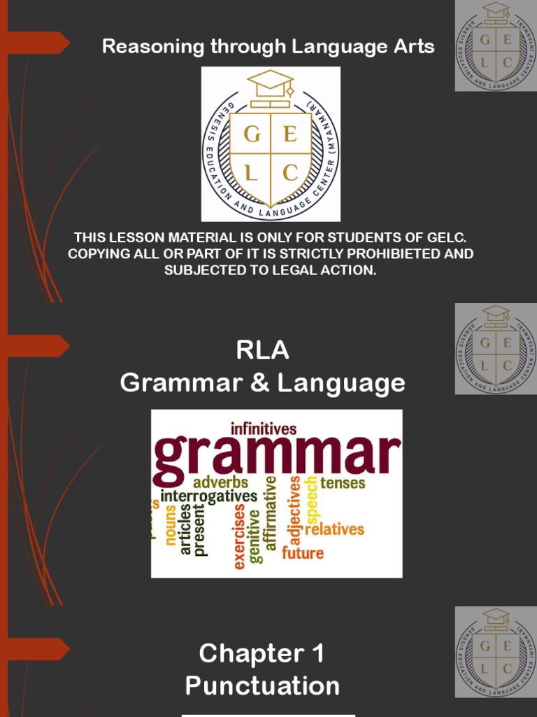 RLA Grammar: Punctuation & Capitalization | PDF