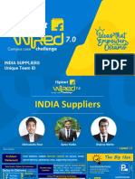 INDIA Suppliers - Flipkart WiRED - Round 2
