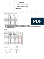 Estadistica II Tarea 7 REGRESION Y CORRELACION