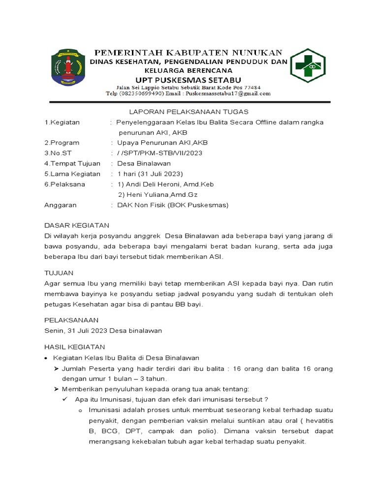 LPT Ibu Balita Offline | PDF
