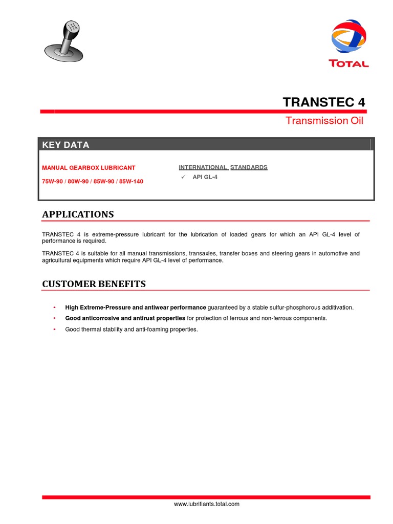 Total Transmission Oil | PDF