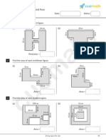 7th Grade Math Worksheet Perimeter and Area