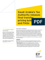 Ey Saudi Arabias Tax Authority Releases Final Transfer Pricing Bylaws and Faqs