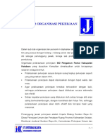 SID Pengaman Pantai Kabupaten Kotabaru - J. Struktur Organisasi