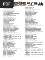 Juegos PS3: Lista Completa | PDF | Star Wars | Final Fantasy