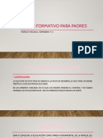 Taller Formativo para Padres