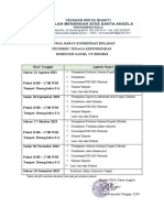 Agenda Pertemuan Bulanan Semester Ganjil T.P 2023.2024