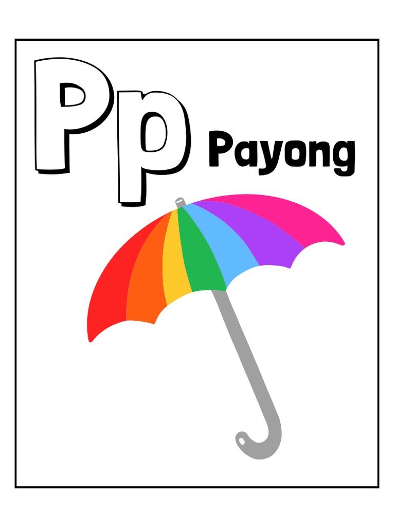 Printable Letter P Coloring Page | PDF