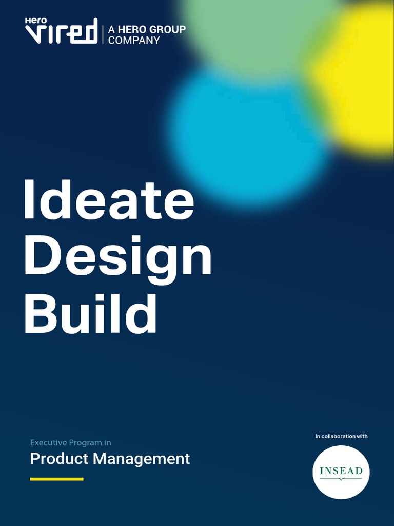 INSEAD-Hero Vired Product Management Program | PDF | Strategic ...