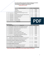 Daftar MK PTM Semester Ganjil