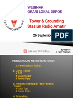 Webinar Webinar Orari Lokal Depok Orari Lokal Depok: Tower & Grounding Stasiun Radio Amatir