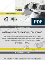 Matrimonios Cristianos Productivos