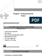 Chapter 1 Entrepreneurial Traits