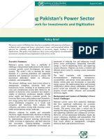Empowering Pakistan's Power Sector: A Policy Framework For Investments and Digitization