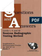 ASNT Q&A Level 1, 2 & 3 - Neutron RT