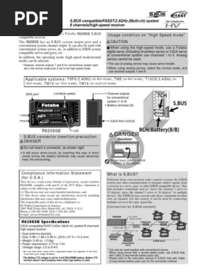 Futaba R6208SB | PDF