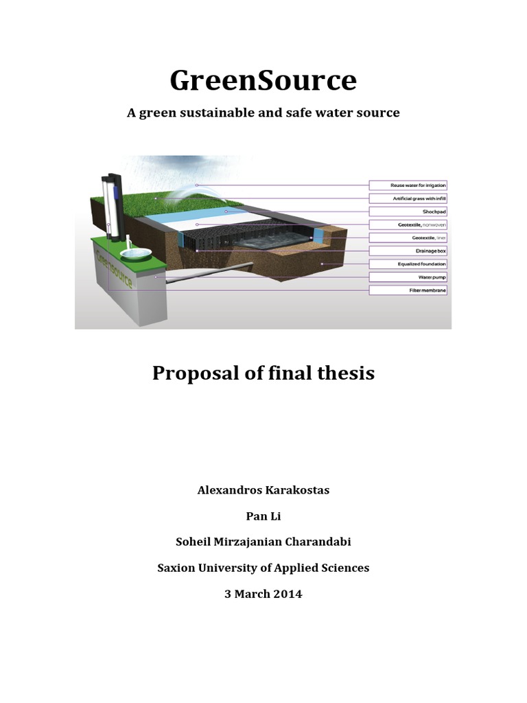 GreenSource: Sustainable Water Solutions | PDF | Water | Precipitation
