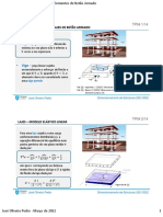 DE 2022 - Aula TP04 - P - Lajes de Betão Armado Flexão Cilíndrica e Esférica Distribuição de Cargas - Métodos de Análise