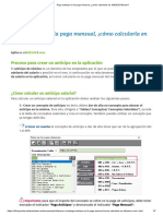 Paga Anticipo en La Paga Mensual, ¿Cómo Calcularla en a3ASESOR - Nom