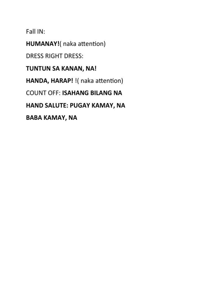 HUMANAY! (Naka Attention) Tuntun Sa Kanan, Na! HANDA, HARAP! ! (Naka ...