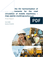 Impact Assessment Study - EU Harmonisation of Mobile Machinery