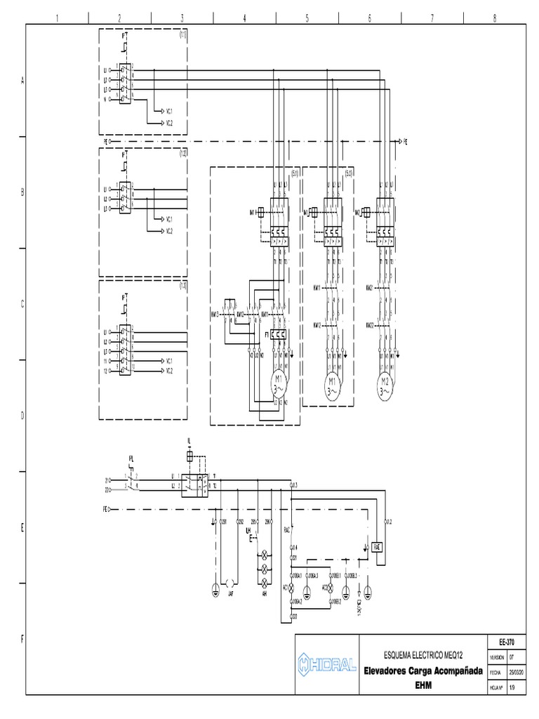 EHM Electric Diagram EE370 | PDF
