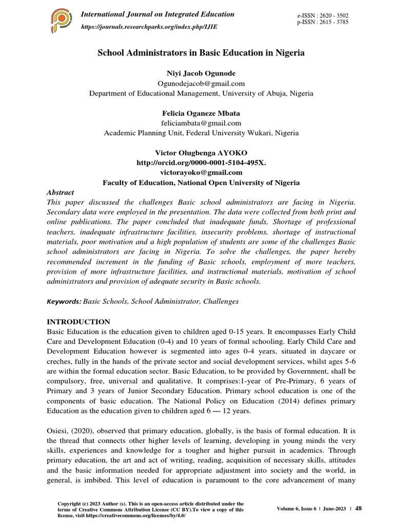 school-administrators-in-basic-education-in-nigeria-pdf-schools