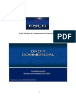 Cours Droit Commercial S 4 2019 2020 Nour Badraoui Drissi en Cours PDF