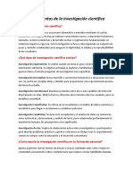 Fundamentos de La Investigación Científica PDF