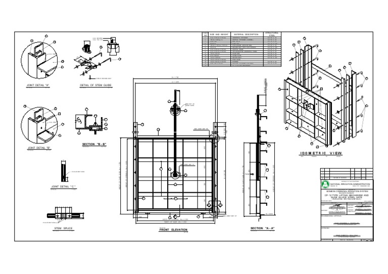 Sluice Gate Design Specifications | PDF