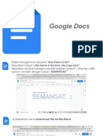 Tutorial Google Docs