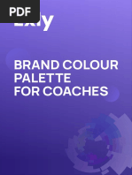 Brand Colour Palette For Coaches