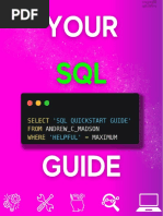 Your SQL Quickstart Guide