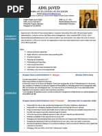 Adil Javed Resume