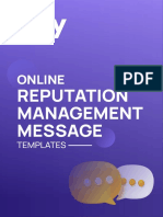 Online Reputation Management Message Templates
