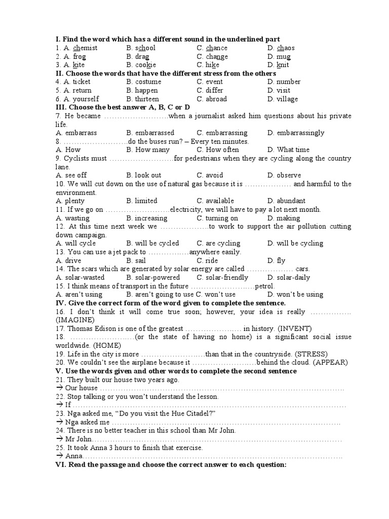 First Test | PDF